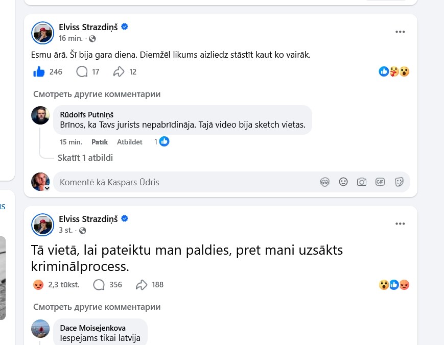 Nepateicība pasaules alga arī Latvijā! Drošības eksperts Elviss Strazdiņš esot ticis aizturēts. Uzsākts kriminālprocess (Bilde 3)